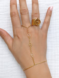 Bracelet de Main a Mailles Marines
