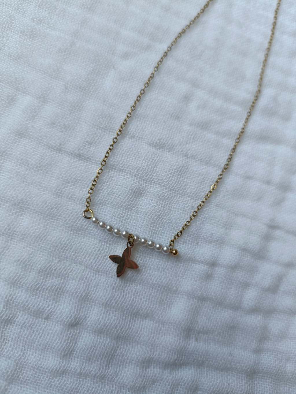 Collier Fin à Petites Perles