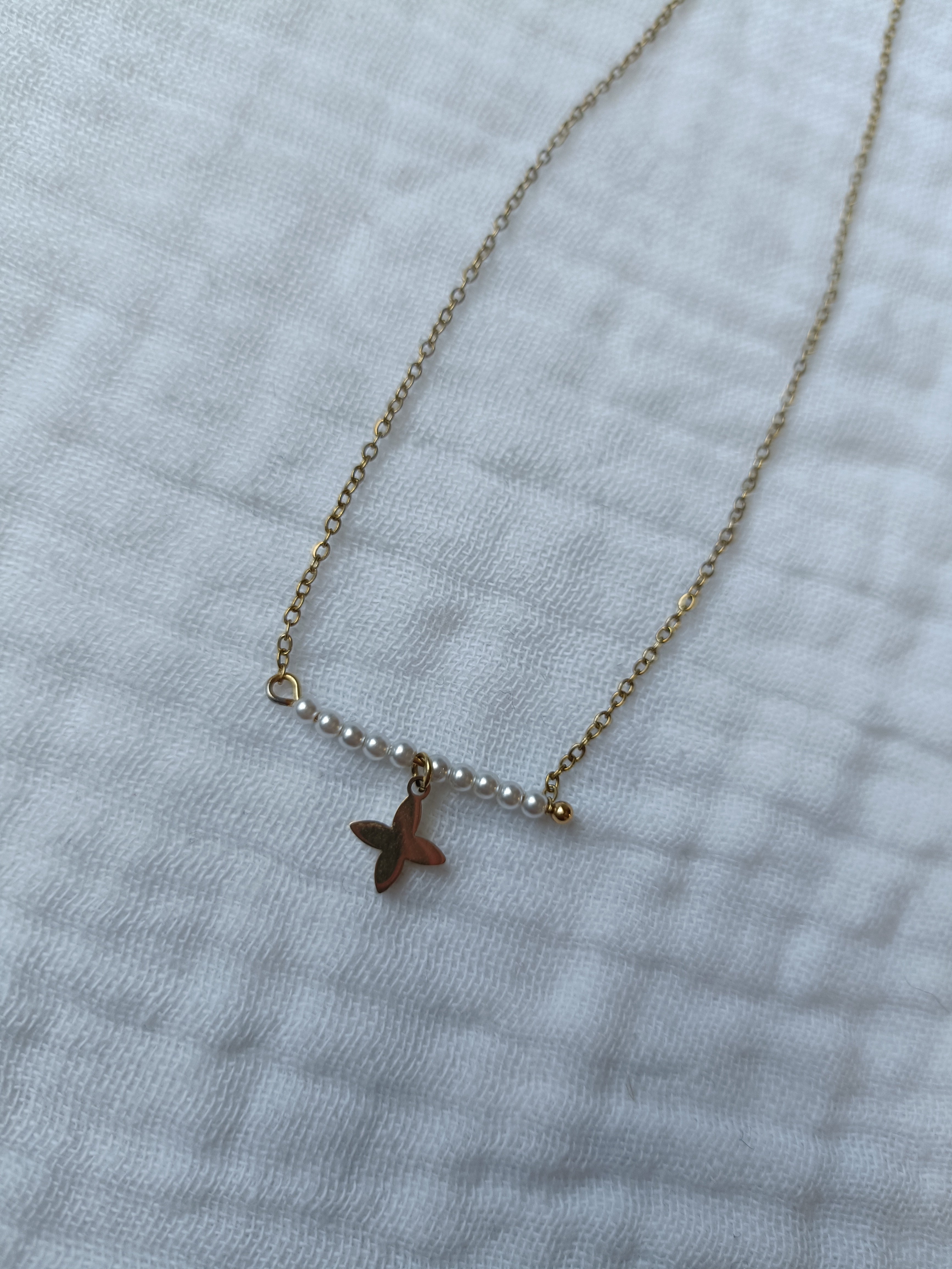 Collier Fin à Petites Perles