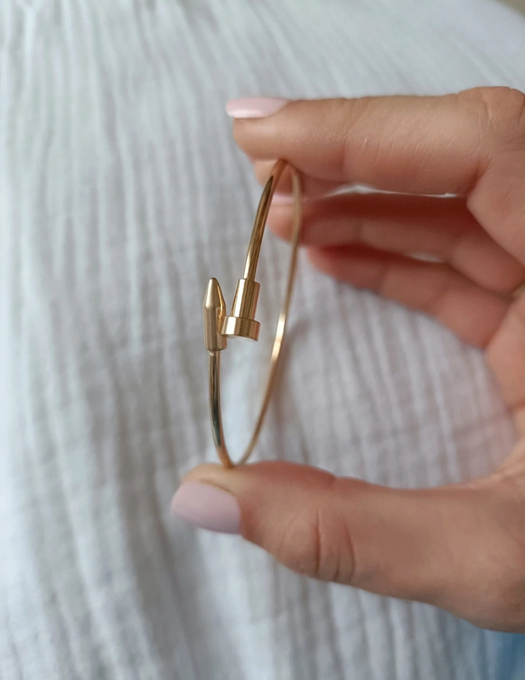 Bracelet Clou Fin Acier Inoxydable