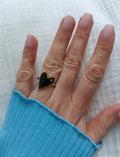 Bague Coeur Acier Inoxydable