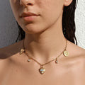 Collier Breloques Acier Inoxydable